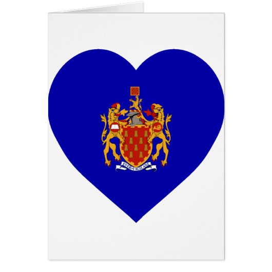 Greater Manchester Flag Heart (Front)