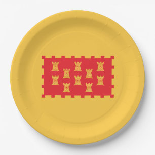 Greater Manchester (UK County) Flag Paper Plates