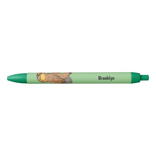 Greater prairie chicken cartoon illustration pen (Front)