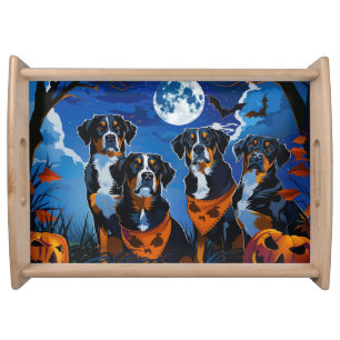 Greater Swiss Halloween Spooky Serving Tray