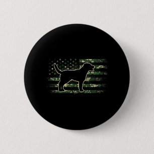 Greater Swiss Mountain Camouflage American Flag Button