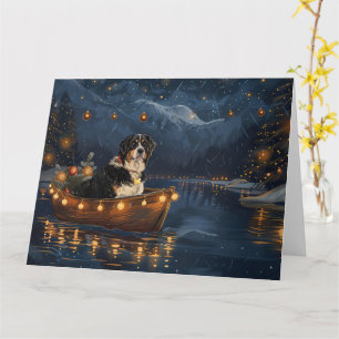 Greater Swiss Mountain Christmas Festive Voyage Card