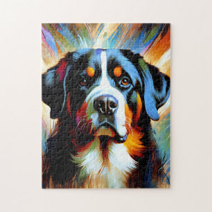 Greater Swiss Mountain Dog Acrylic Print Jigsaw Puzzle