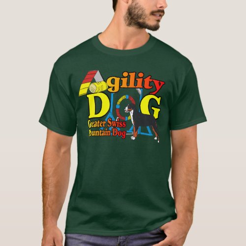 Greater Swiss Mountain Dog Agility T_Shirt