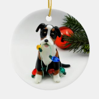 Greater Swiss Mountain Dog Christmas Ornament
