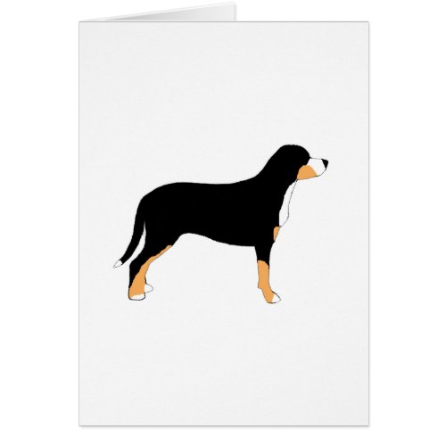 greater swiss mountain dog color silhouette