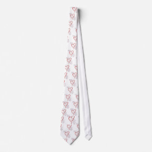 Greater Swiss Mountain Dog Heart Belongs Neck Tie