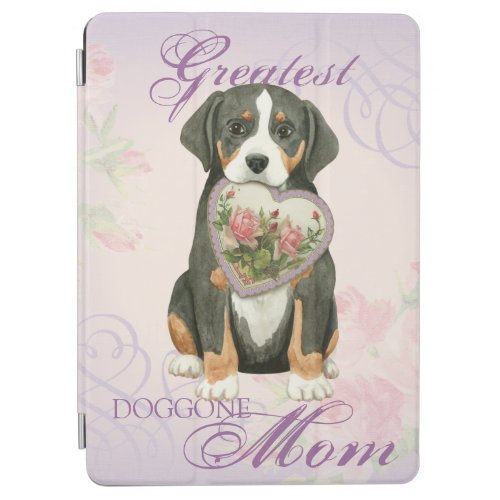 Greater Swiss Mountain Dog Hearts Mom iPad Air Cover