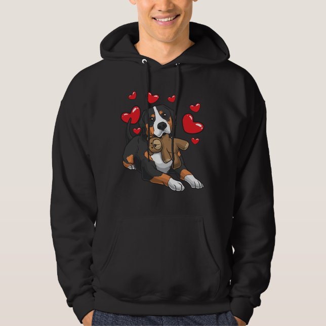Greater Swiss Mountain Dog Hoodie (Front)
