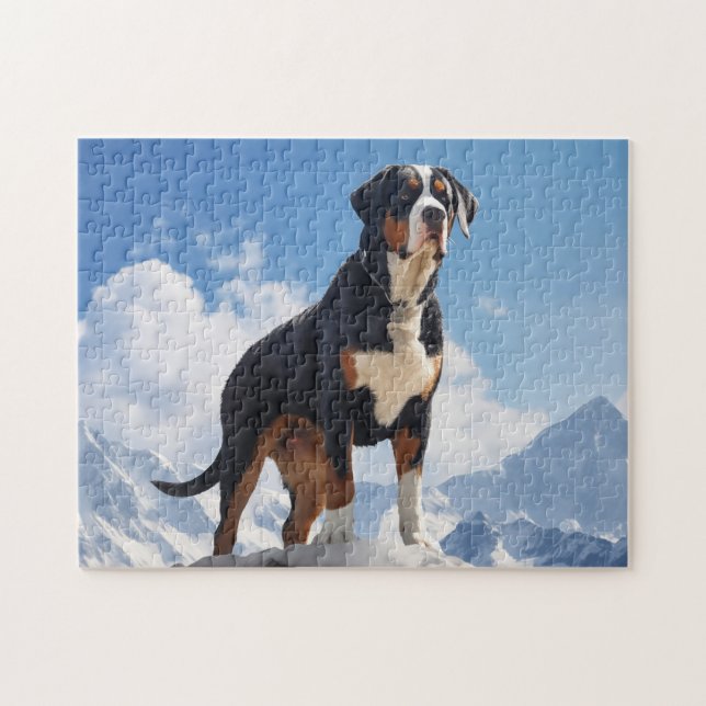 Greater Swiss Mountain dog Jigsaw Puzzle (Horizontal)