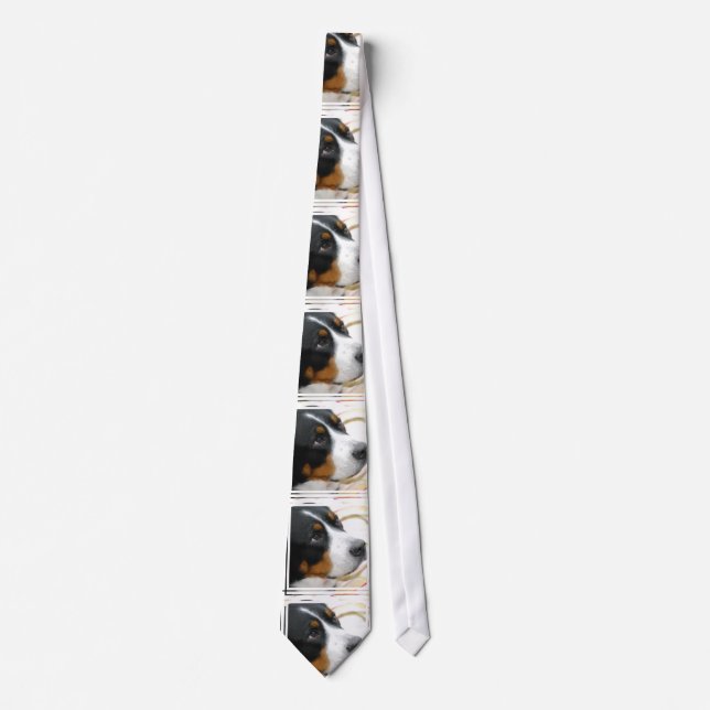 Greater Swiss Mountain Dog Neck Tie (Front)