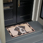 Greater Swiss Mountain Dog Painting - Original Art Doormat