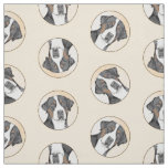 Greater Swiss Mountain Dog Painting Original Art Fabric