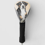 Greater Swiss Mountain Dog Painting - Original Art Golf Head Cover at Zazzle
