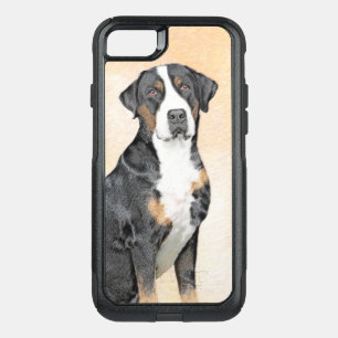 Greater Swiss Mountain Dog Painting - Original Art OtterBox Commuter iPhone SE/8/7 Case