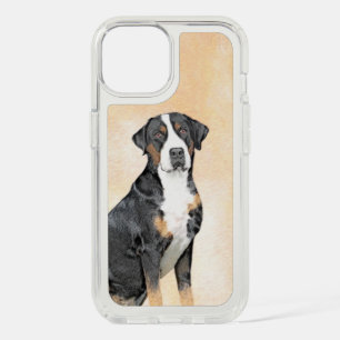 Greater Swiss Mountain Dog Painting - Original Art iPhone 15 Case