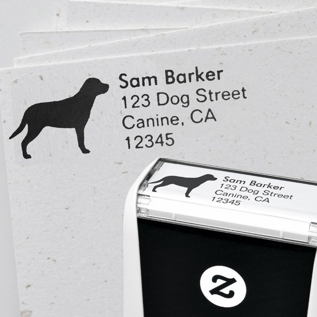 Greater Swiss Mountain Dog Return Address Self-inking Stamp (Creator Uploaded)