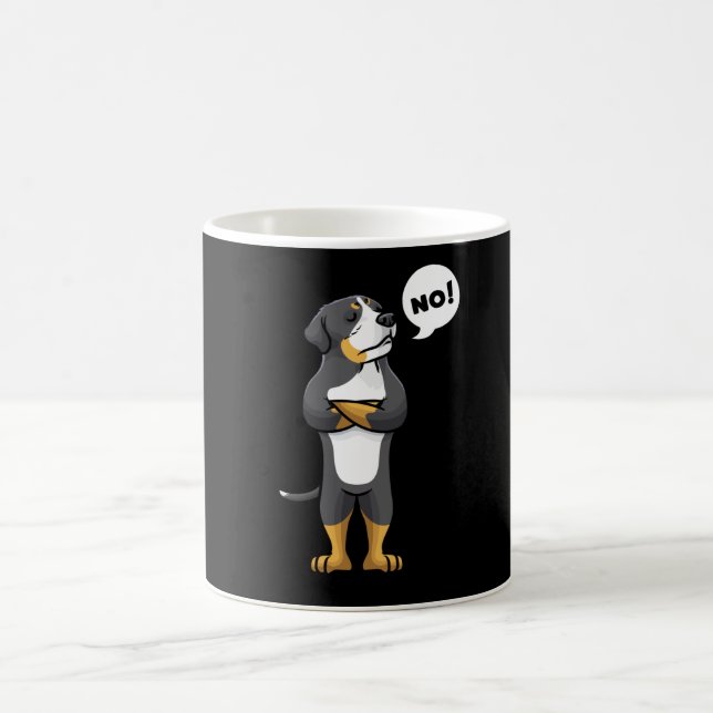 Greater Swiss Mountain Dog Stubborn Dog Coffee Mug (Center)