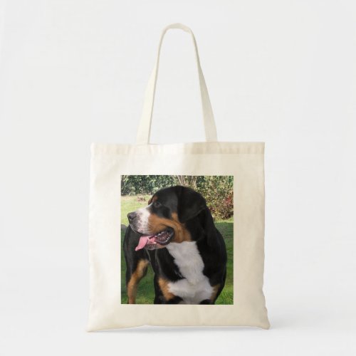 greater swiss mountain dog tote bag