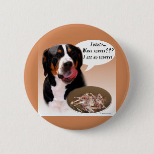 Greater Swiss Mountain Dog Turkey Button