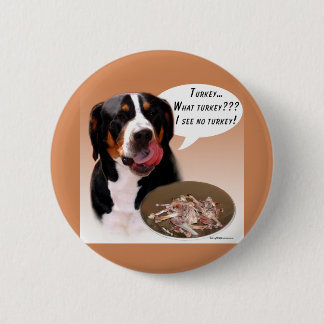 Greater Swiss Mountain Dog Turkey Button