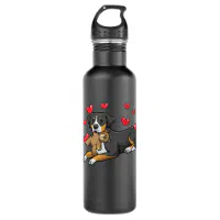 Greater Swiss Mountain Dog With Stuffed Animal Stainless Steel