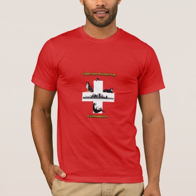 Greater Swiss Mountain Dogs of South Western PA T-Shirt (Front)