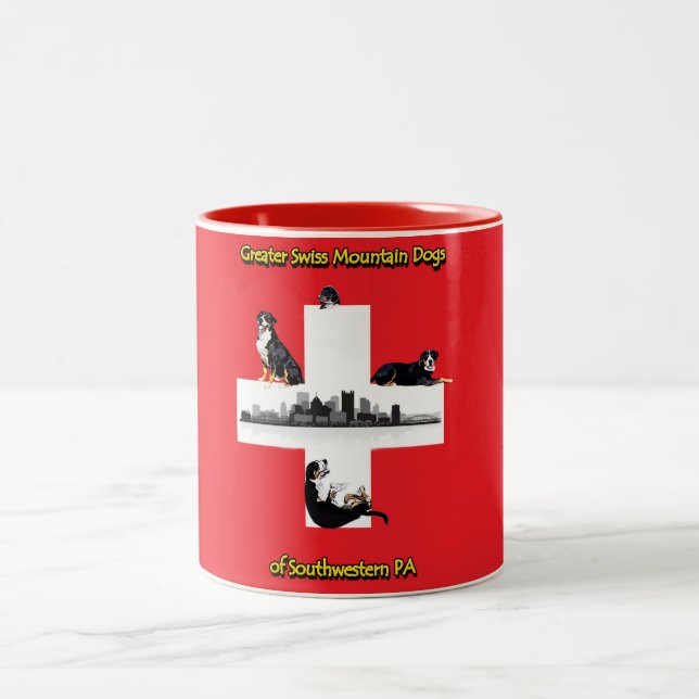 Greater Swiss Mountain Dogs of SWPA 11 oz Mug (Center)