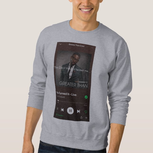 Greater Than - Sweatshirt (Front)
