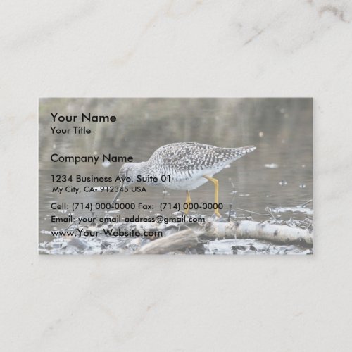 Greater Yellowlegs Business Cards