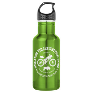 Greater Yellowstone Trail (cycling) Stainless Steel Water Bottle