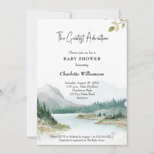 Greatest Adventure Baby Shower Invitation