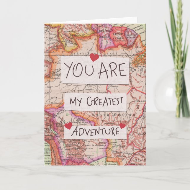 Greatest adventure - Valentines Day Card (Front)