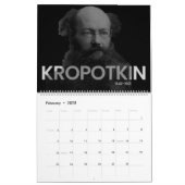 Greatest Anarchists - Classic Thinkers and Writers Calendar (Feb 2025)