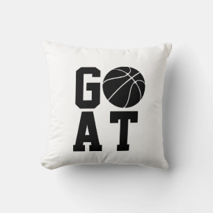 Greatest Basketball Sports Phrase with Text Throw Pillow
