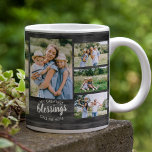 Greatest Blessings Quote 12 Photo Grey Wood Coffee Mug<br><div class="desc">Create your Own Photo Mug using 6 or 12 of your favorite photos to create a unique photo collage. The design has a mom quote printed on both sides, which you can edit. It currently reads "My Greatest Blessings Call Me Mom" and you can customize this to Mama, Momma or...</div>