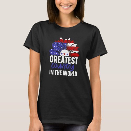 Greatest Country In The World Usa America American T_Shirt