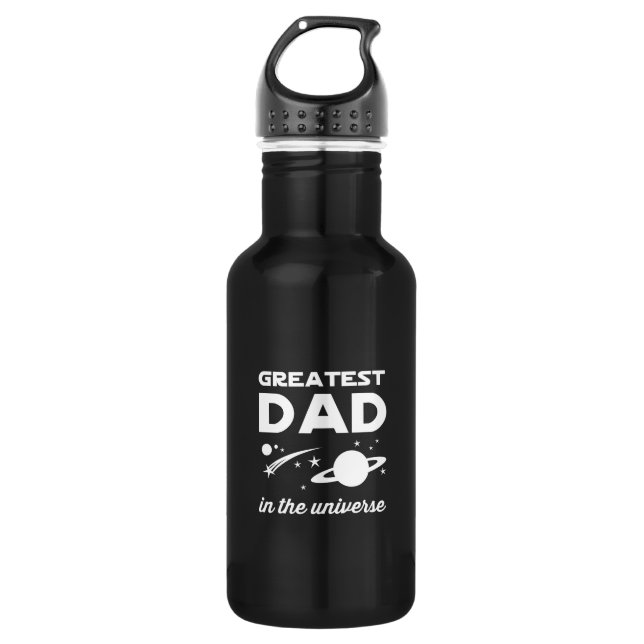 Greatest Dad in the Universe Water Bottle (Front)