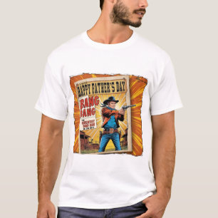 Greatest Dad in the West - Father's Day Western De T-Shirt