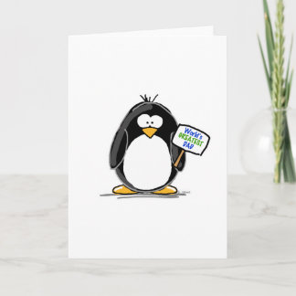 Greatest Dad Penguin Card