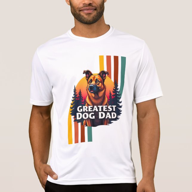Greatest Dog Dad T-Shirt (Front)