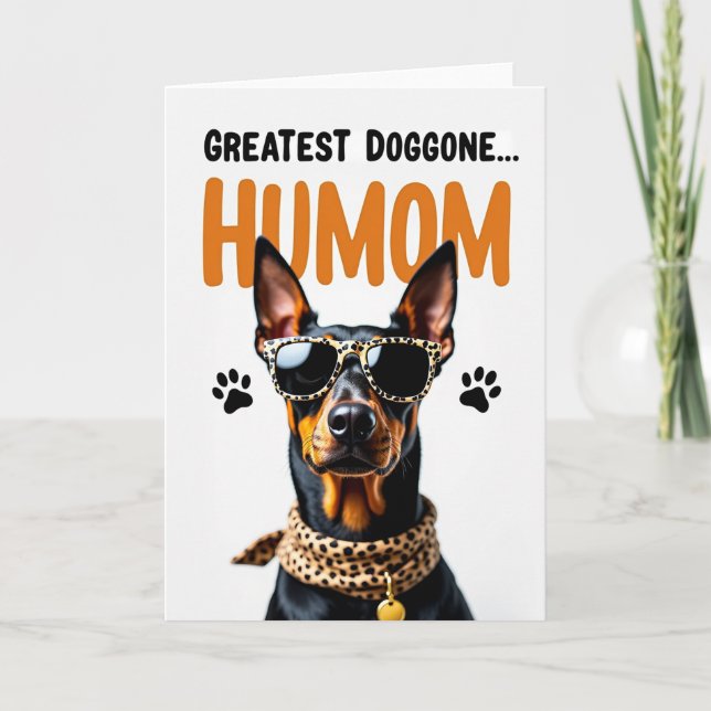 Greatest Dog Humom Animal Card (Front)
