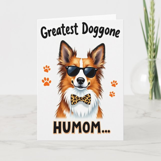 Greatest Dog Humom Card (Front)