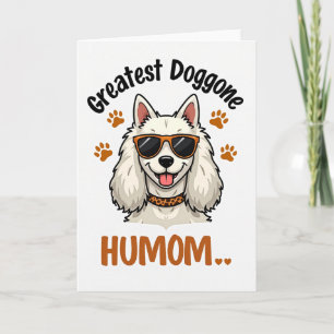 Greatest Dog Mom Illustration Card