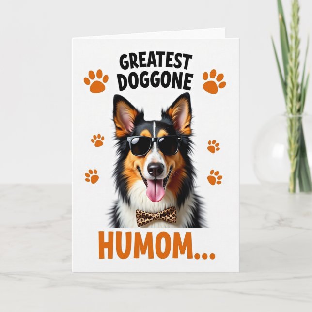 Greatest Dog Mom Pet Card (Front)