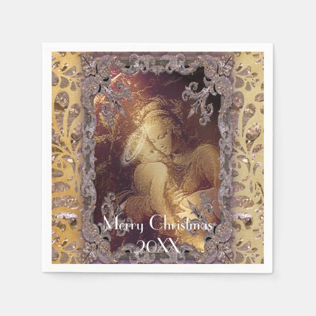 Greatest Gift Holiday Paper Napkins (Front)