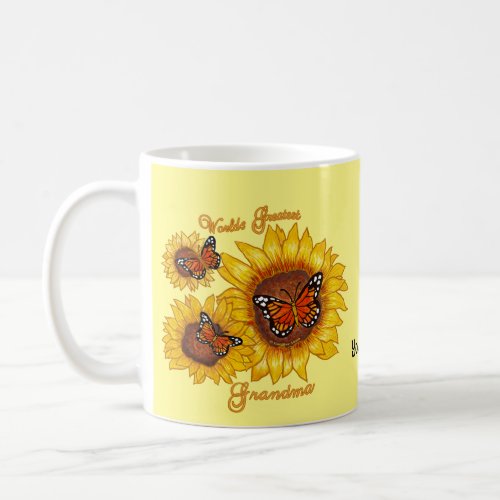 Greatest Grandma Sunflower  Coffee Mug