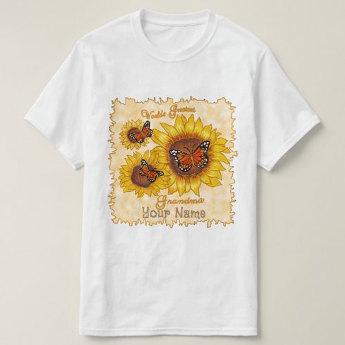 Greatest Grandma Sunflower  T_Shirt