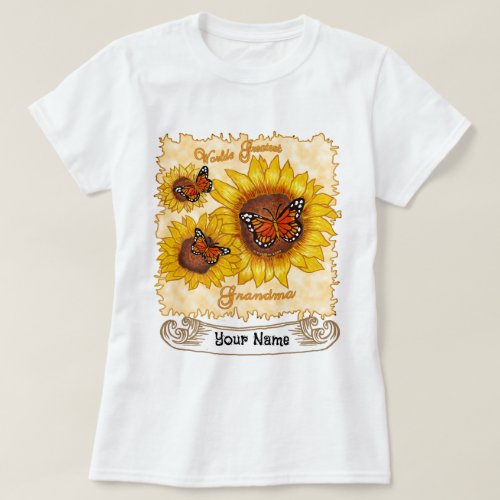 Greatest  Grandma Sunflower  t_shirt