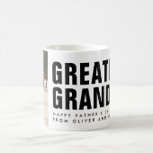 Greatest. Grandpa. Father's Day Photo Coffee Mug (Center)